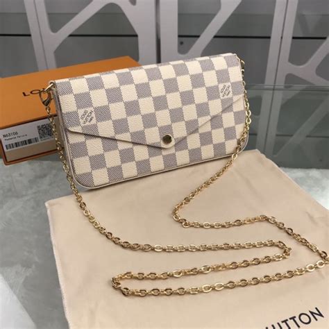 louis vuitton pochette felicie damier azur|felicie pochette lv.